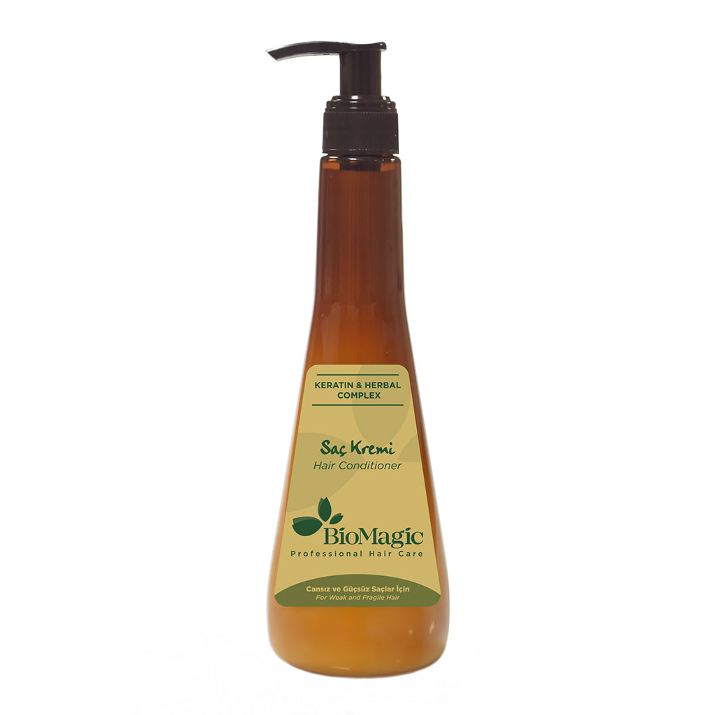 Odżywka do włosów słabych i łamliwych z keratyną 300 ml - biomagic