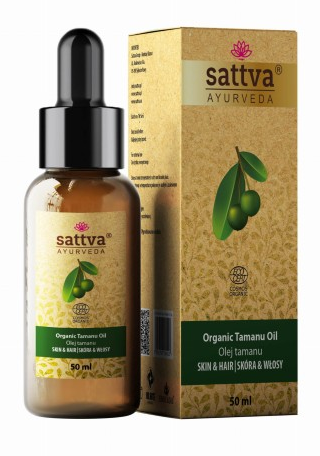 Olej do ciała i włosów tamanu eco 50 ml - sattva (ayurveda)
