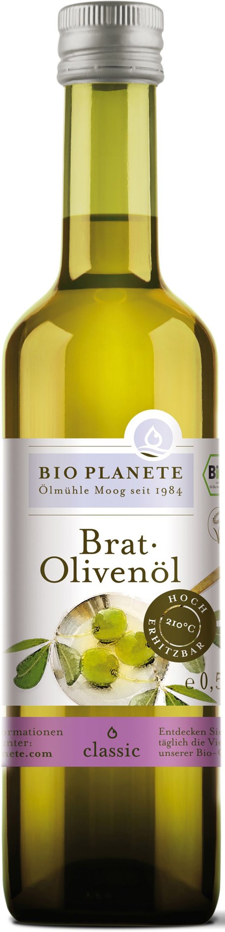 Oliwa z oliwek do smażenia bio 500 ml - bio planete