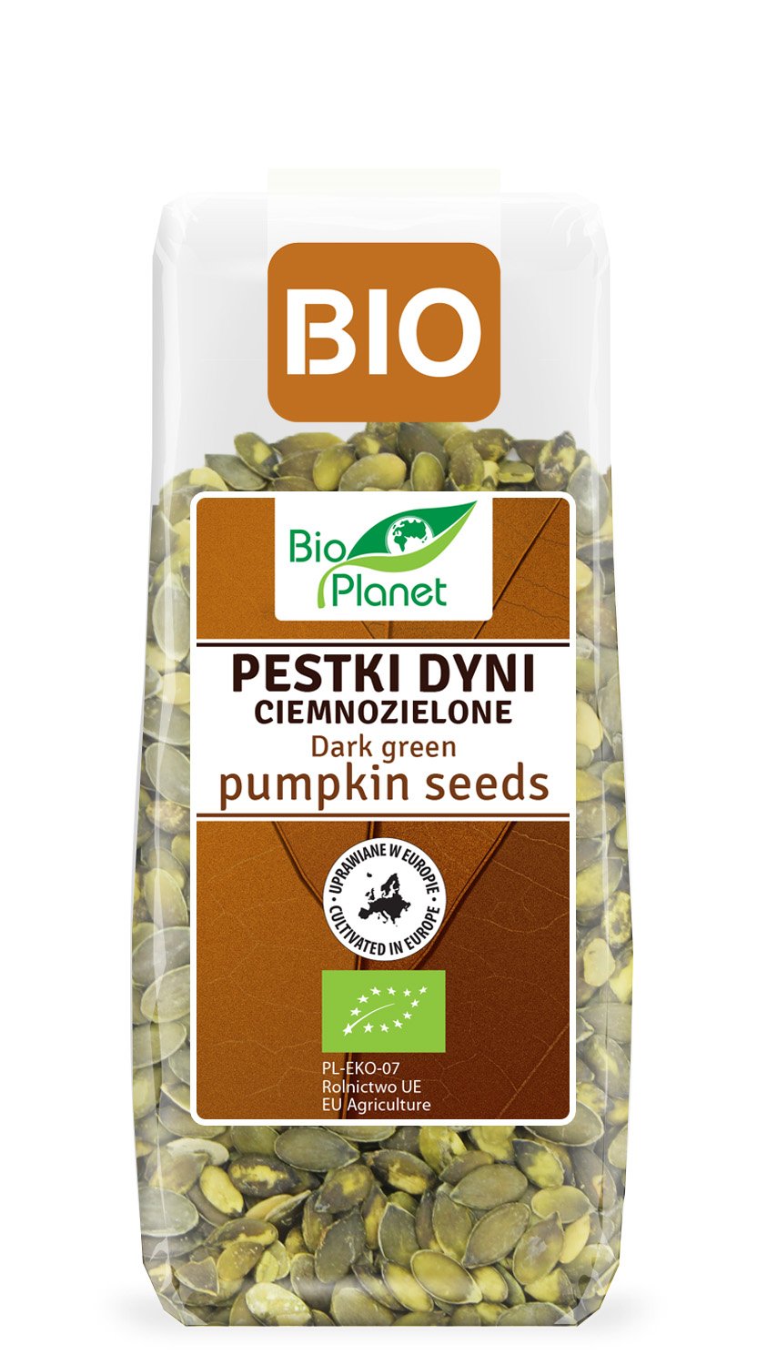Pestki dyni ciemnozielone (uprawiane w europie) bio 150 g - bio planet