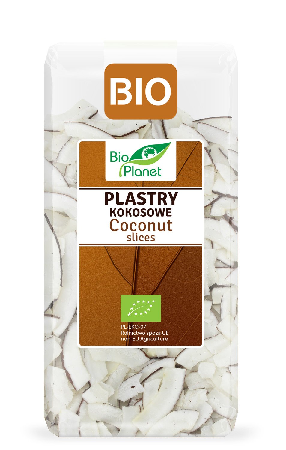 Plastry kokosowe bio 250 g - bio planet