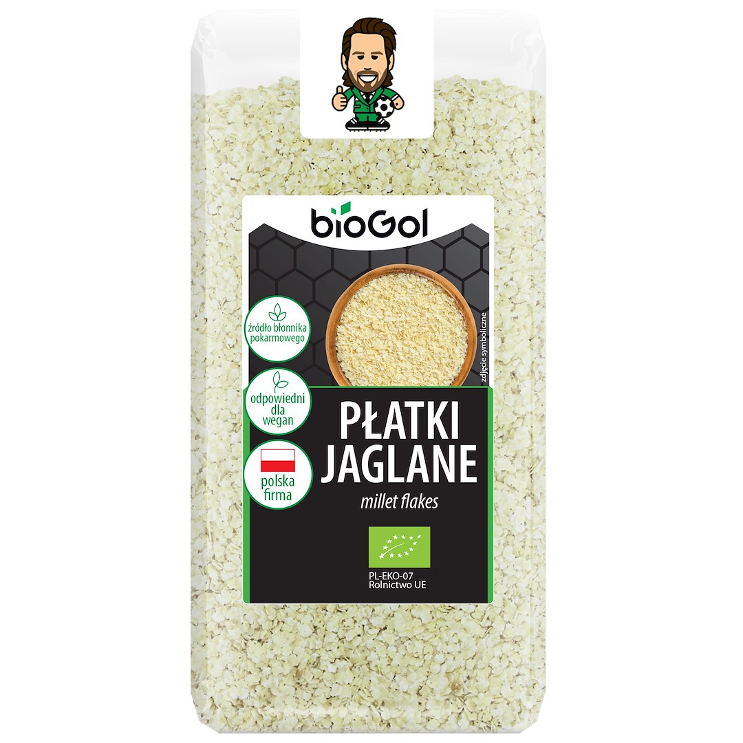 Płatki jaglane bio 300 g - biogol