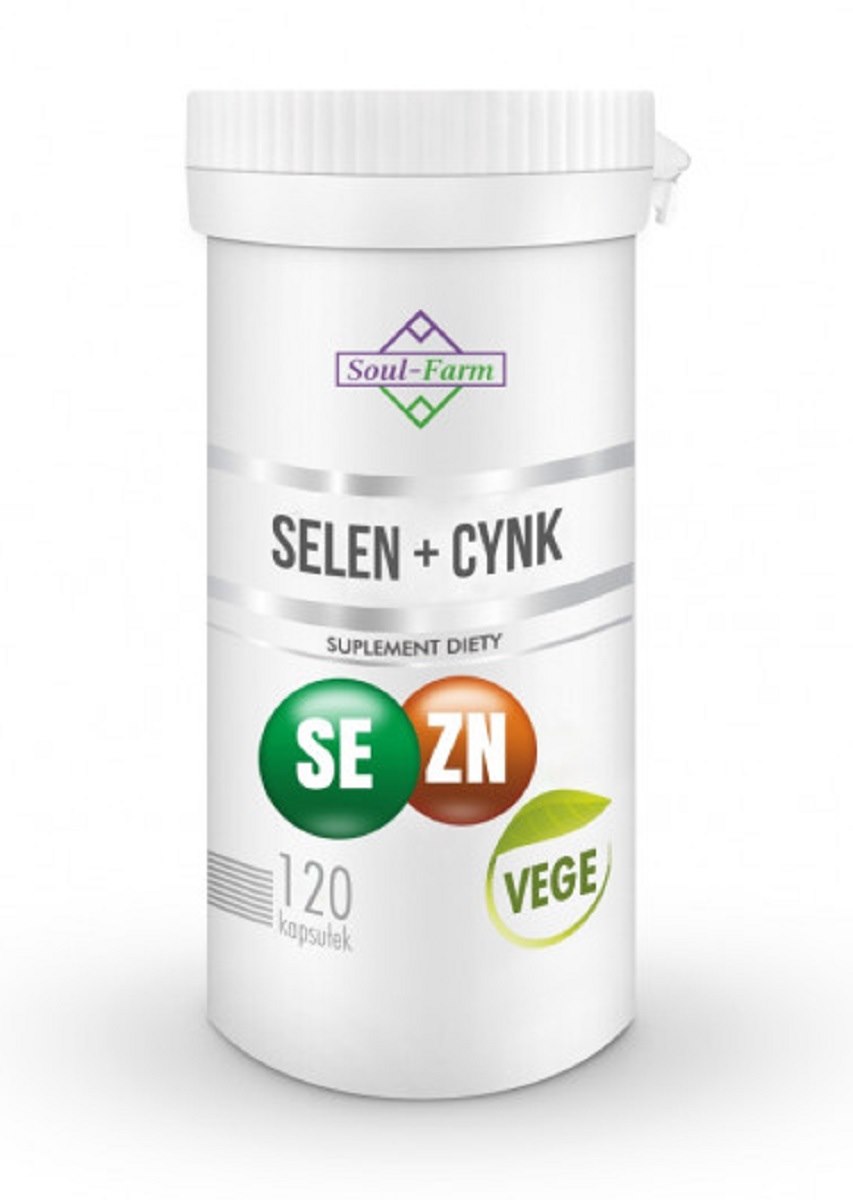 Selen + cynk 120 kapsułek - soul farm