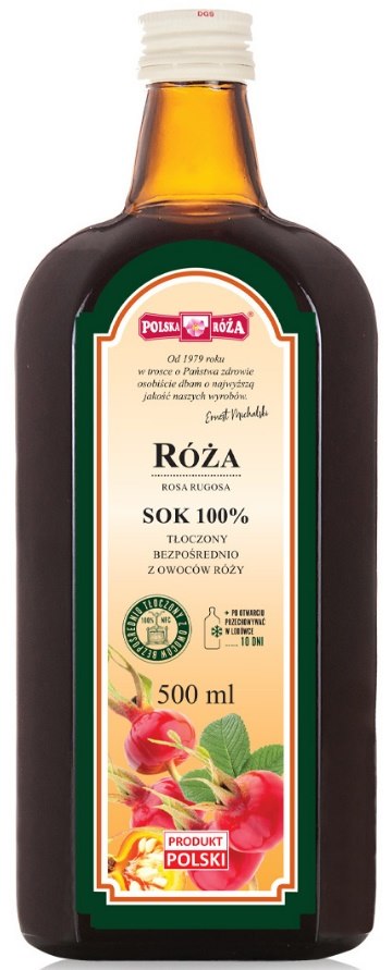 Sok z róży nfc 500 ml - polska róża