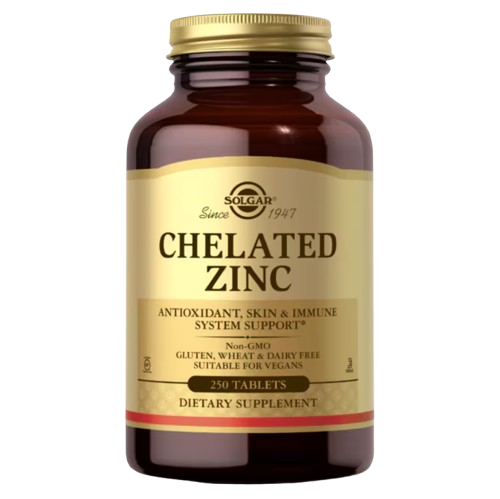 SOLGAR Chelated Zinc - Cynk Chelat (250 tabl)