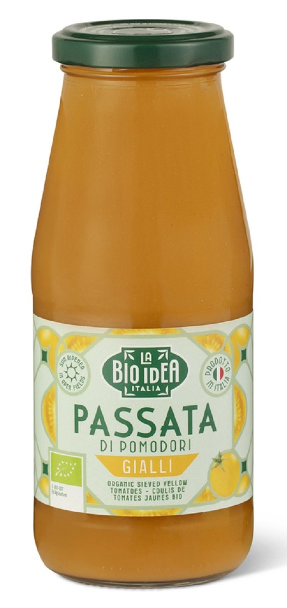 Sos pomidorowy passata z żółtych pomidorów bio 400 g - la bio idea