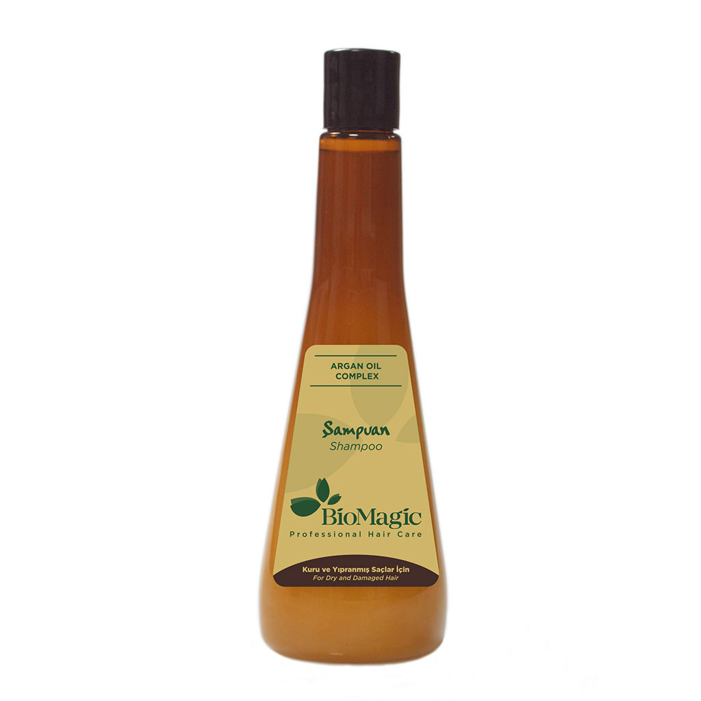 Szampon do włosów suchych i zniszczonych z olejem arganowym 300 ml - biomagic