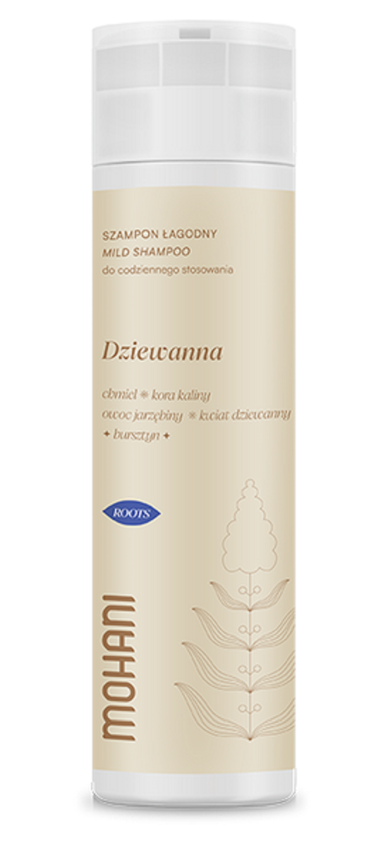 Szampon łagodny do codziennego stosowania dziewanna 250 ml - mohani