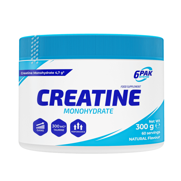 6PAK Nutrition Creatine Monohydrate (Monohydrat Kreatyny) 300g
