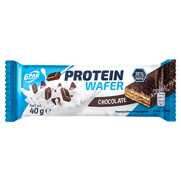 6PAK Nutrition Protein Wafer (Wafelek białkowy 12g BIAŁKA) 40g Czekolada
