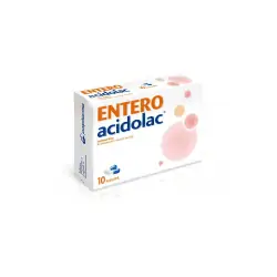 ACIDOLAC Entero 550mg (Probiotyki i Prebiotyki, Antybiotykoterapia i Biegunki) 10 Kapsułek