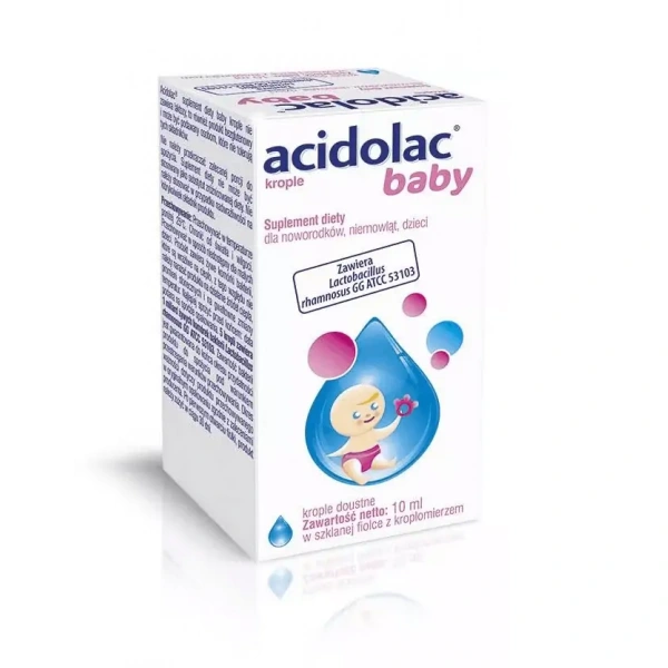 ACIDOLAC BABY Krople doustne (Probiotyk dla noworodków) 10ml