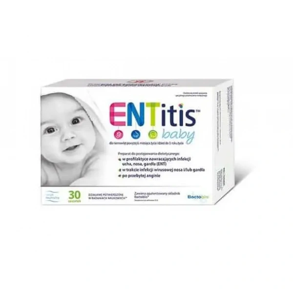 ENTITIS Baby Naturalny smak (Wsparcie odporności dzieci i niemowląt) 30 saszetek
