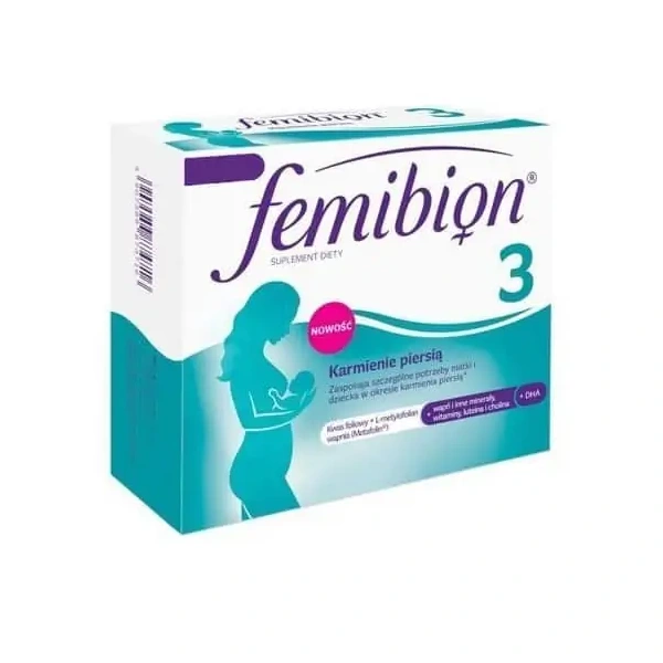 FEMIBION 3 Wsparcie płodu (Dla kobiet karmiących piersią) 7 Tabletek + 7 Kapsułek