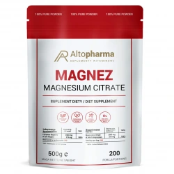 ALTO PHARMA Cytrynian Magnezu (Produkt Vege) 500g