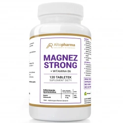 ALTO PHARMA Magnez Strong + Witamina B6 120 Tabletek wegetariańskich