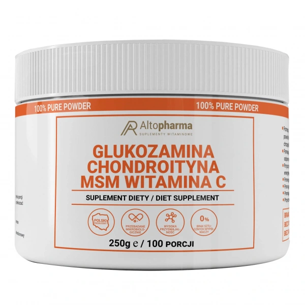 ALTO PHARMA Glukozamina Chondroityna MSM (Stawy) 250g