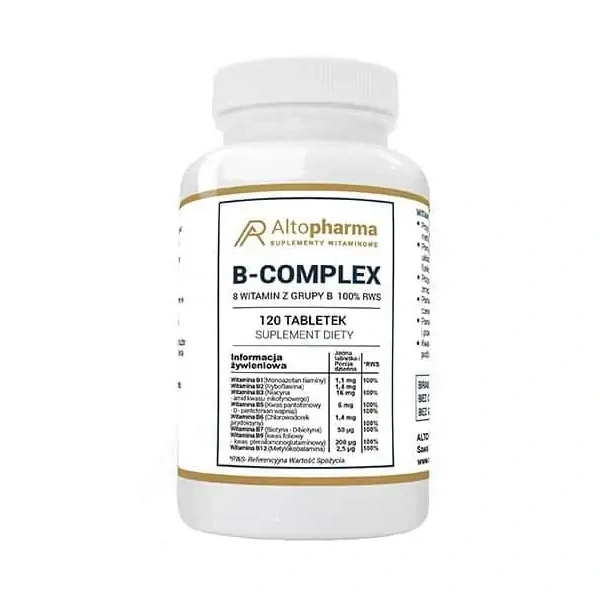 ALTO PHARMA Vitamin B Complex 100% RWS 120 tablets