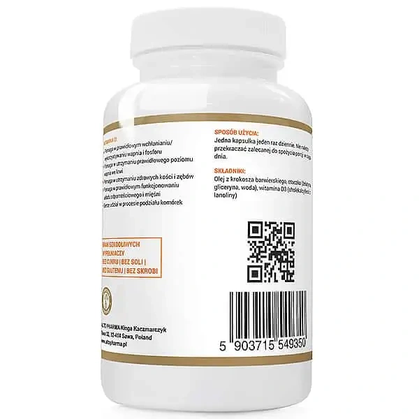 ALTO PHARMA Vitamins D3 4000IU 120 Soft capsules