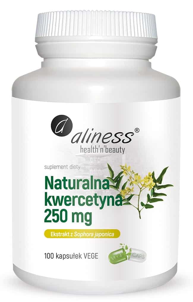 ALINESS Naturalna kwercetyna 250mg 100 Kapsułek wegetariańskich
