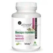 ALINESS Bacopa Monnieri Extract 50% 500mg 100 Kapsułek wegetariańskich