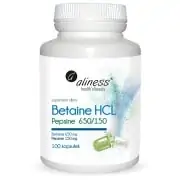 ALINESS Betaine HCL Pepsyna 650/150mg 100 Kapsułek
