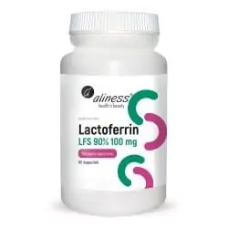 ALINESS Lactoferrin LFS 90% 100mg (Laktoferyna) 60 kapsułek