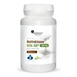 ALINESS Nattokinase NSK-SD (Wsparcie dla serca) 100mg 60 Kapsułek wegetariańskich