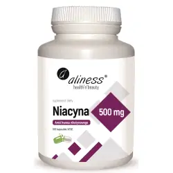 ALINESS Niacyna, Amid Kwasu Nikotynowego 500 mg - 100 kapsułek wegetariańskich