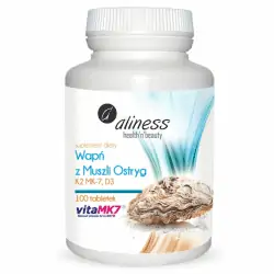 ALINESS Calcium from Oyster Shells with K2 MK7 and D3 - 100 tablets