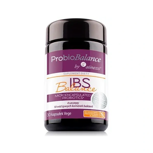 ALINESS ProbioBALANCE, IBS Balance 10 mld (Probiotyk + Prebiotyk) - 30 kapsułek wegetariańskich