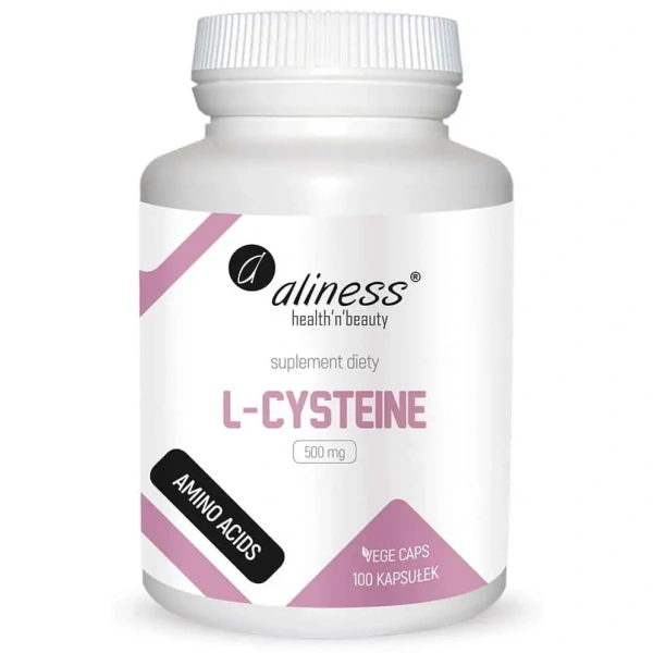 ALINESS L-Cysteine 500mg 100 Vegetarian Capsules