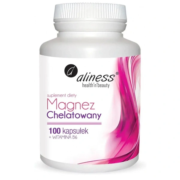 ALINESS Chelated Magnesium 560mg + Vitamin B6 100 capsules