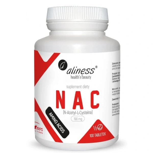 ALINESS NAC N-Acetyl-L-Cysteine 190mg - 100 tabletek