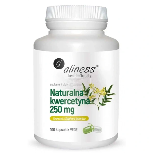 ALINESS Natural Quercetin 250mg 100 Vegetarian capsules