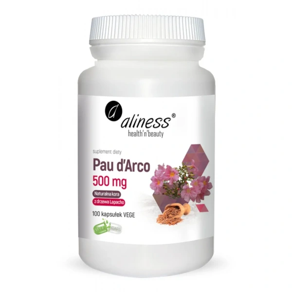ALINESS Pau d'Arco 500mg 100 Vegetarian capsules