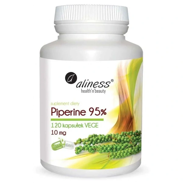 ALINESS Piperine 95% 10 mg (Piperyna) 120 kapsułek wegetariańskich