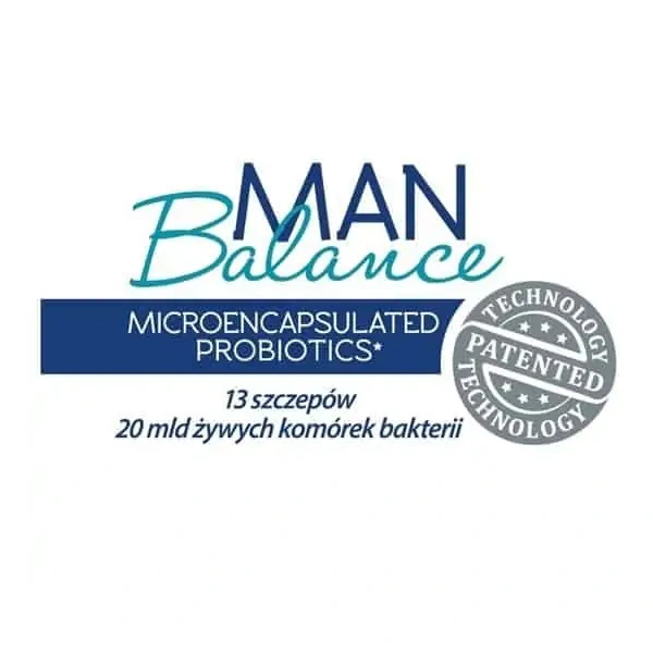 ALINESS ProbioBalance Man Balance 20mld (Probiotyk dla Mężczyzn) 30 kapsułek wegetariańskich