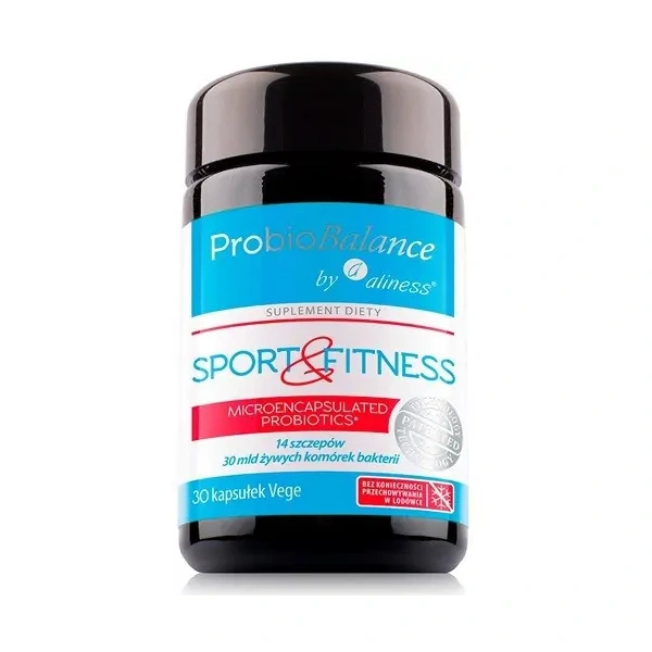ALINESS ProbioBalance Sport & Fitness Balance 30 mld (Probiotic for Athletes) - 30 vegetarian capsules
