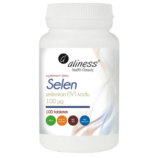 ALINESS Sodium selenium (IV) selenate 100mcg 100 Vegetarian Tablets