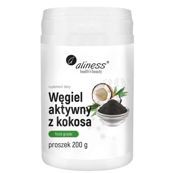 ALINESS Activated Charcoal from Coconut (Digestion Support) 200g