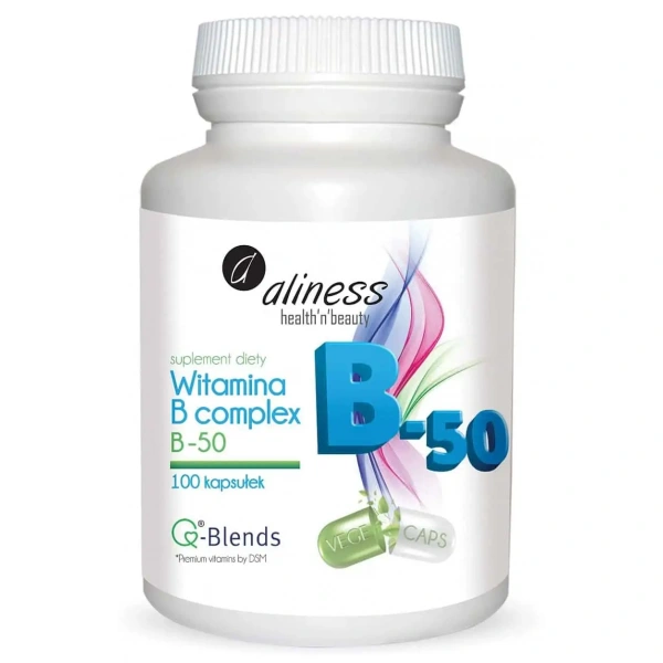 ALINESS Vitamin B Complex B-50 - 100 vegetarian capsules