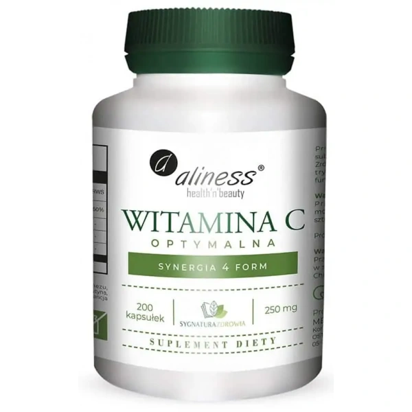 ALINESS Vitamin C Optimal 250mg 200 Vegetarian capsules