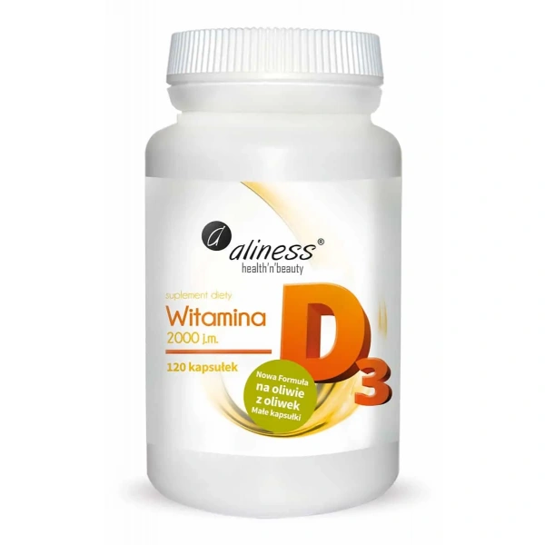 ALINESS Vitamin D3 2000 IU 120 capsules