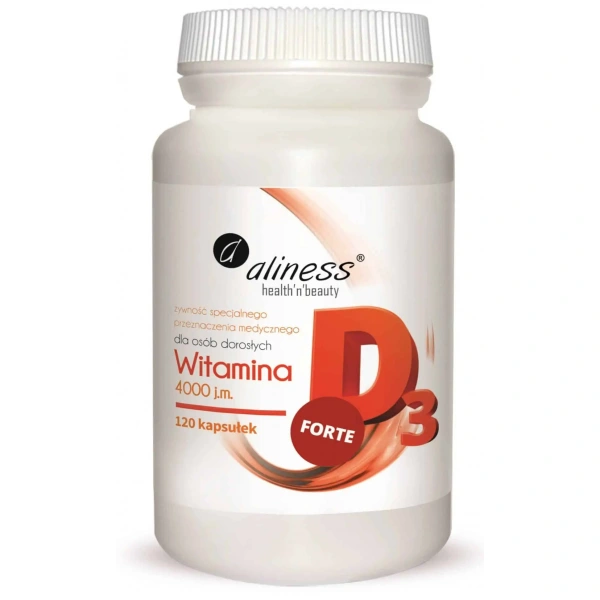 ALINESS Vitamin D3 FORTE 4000 j.m. - 120 capsules