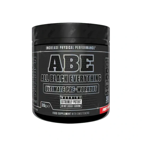 APPLIED NUTRITION ABE All Black Everything (Ultimate Pre-Workout with Theacrine) 315g - Fruit Punch