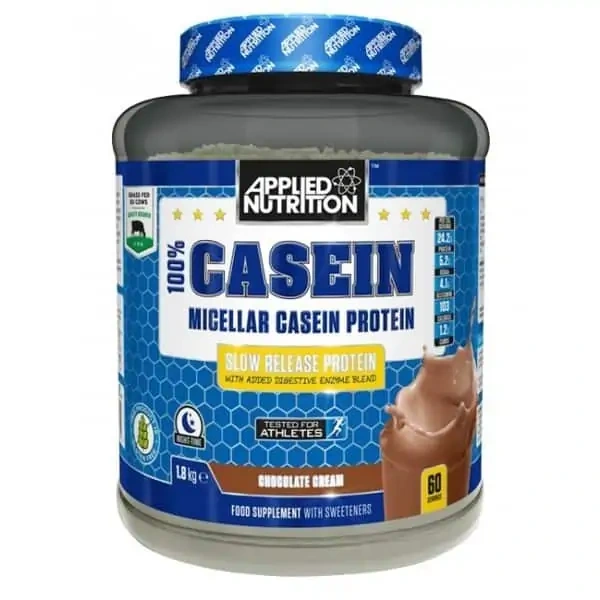 APPLIED NUTRITION 100% Micellar Casein (Kazeina Micelarna + Enzymy BCAA) 1.8 kg Czekolada