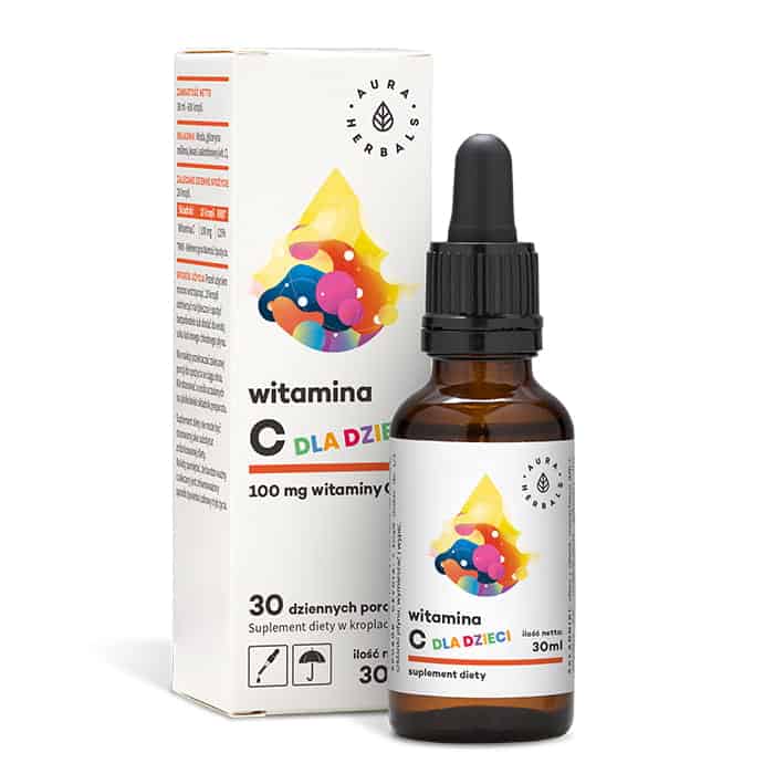 AURA HERBALS Witamina C Dla Dzieci 100mg 30ml