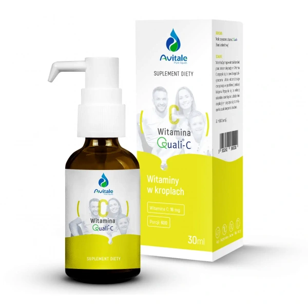 AVITALE Vitamin C Quali-C® (L-Ascorbic Acid) 16mg 30ml