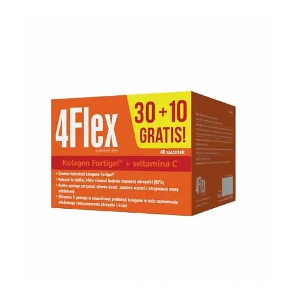 4Flex Collagen FORTIGEL + Vitamin C - 30 + 10 sachets